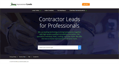 Desktop Screenshot of homeimprovementleads.com